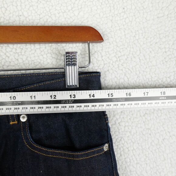 APC Jeans Mens 28X30 Blue Dark Wash Straight Leg New Cure F Heavyweight Denim - Picture 6 of 10